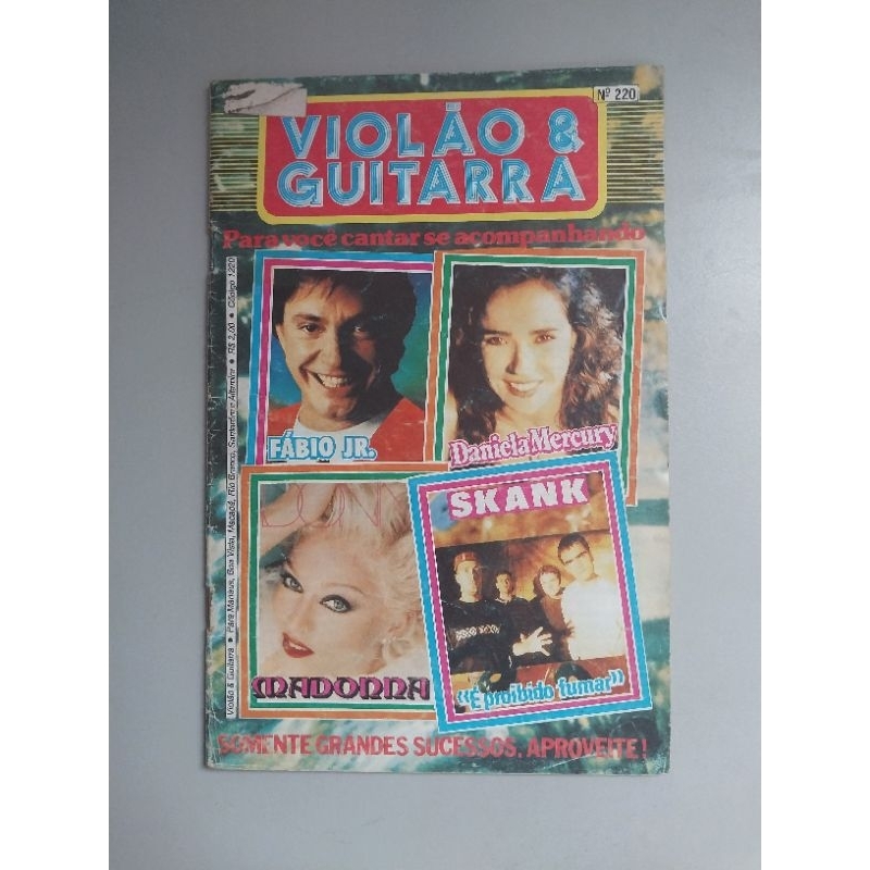 Revista Violão e Guitarra Madonna