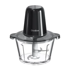 Gaabor Triturador Processador Carne Legumes 2L 4 Lâminas Aço Tigela Vidro Multifuncional MG-15M02A
