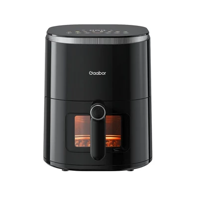 Gaabor Fritadeira elétrica sem óleo 4,2L com queimador duplo tela sensível ao toque e visor transparente AF-45T02A