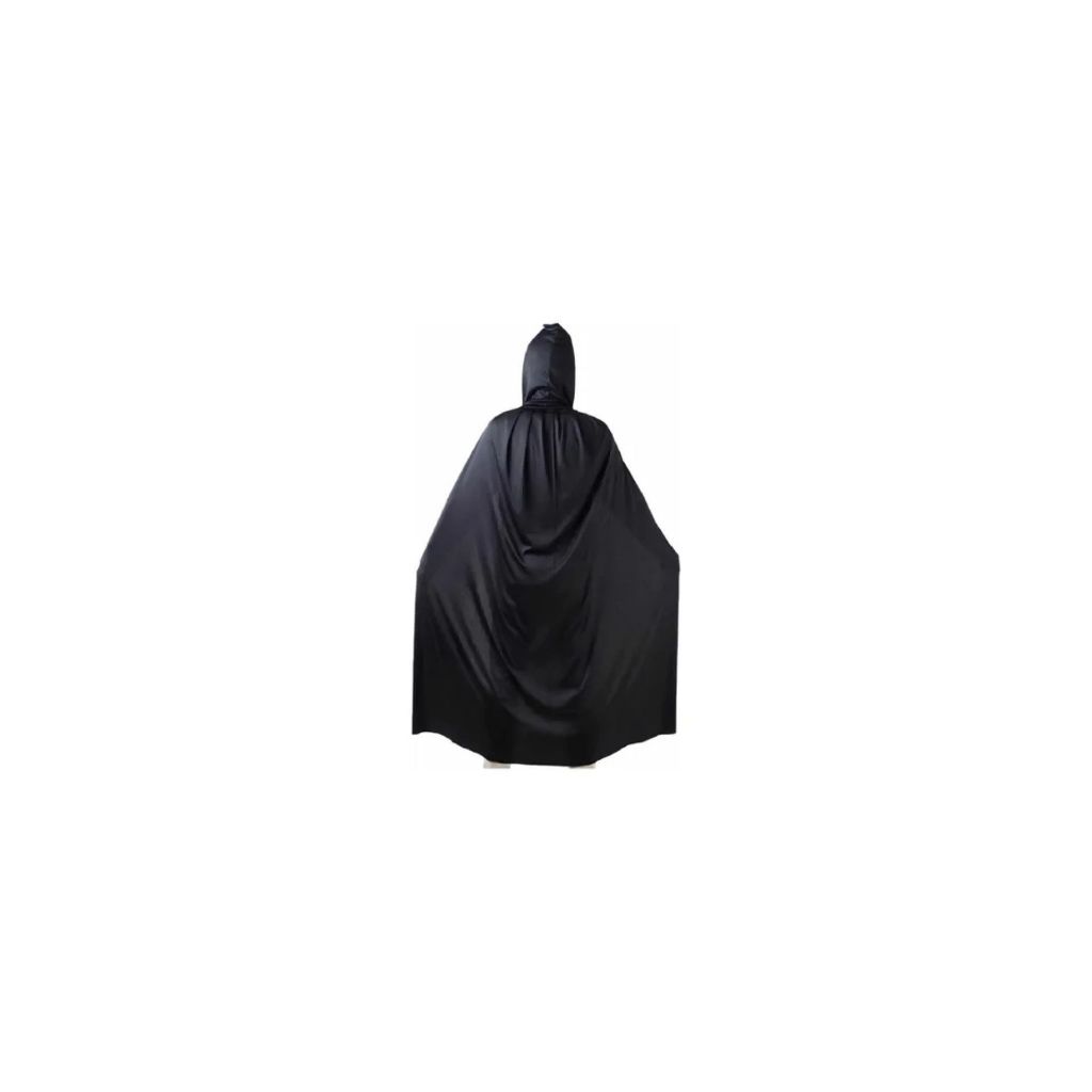 Capa preta de cetim simples para halloween cosplay star war capa preta para macumba  capa caifador