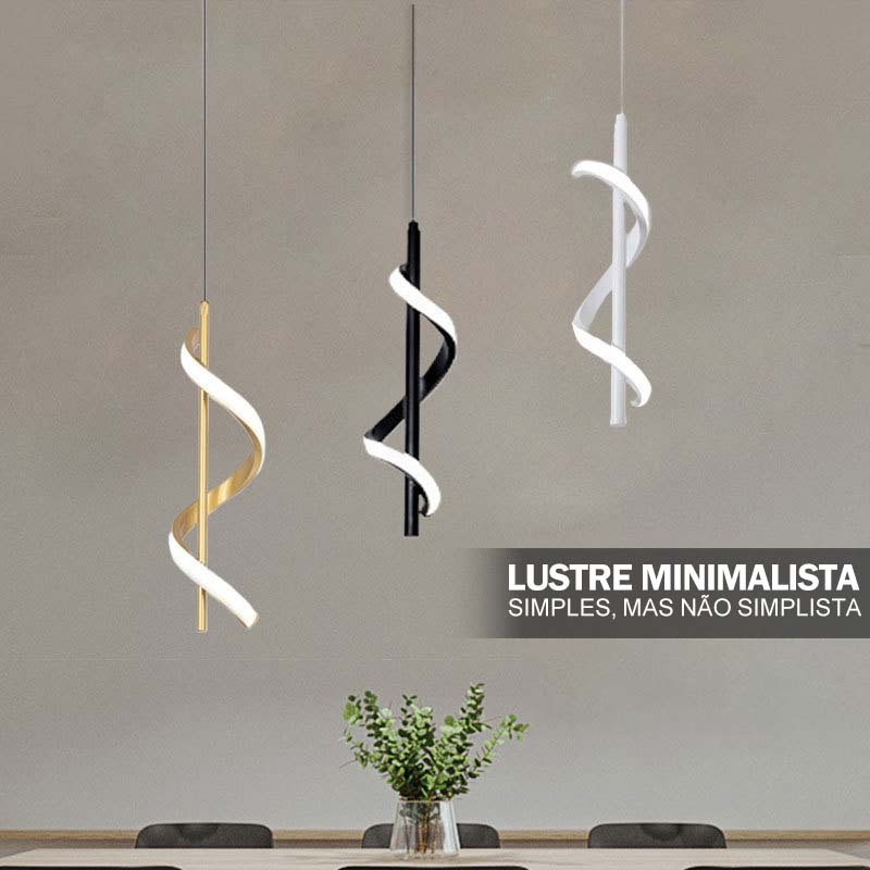 (3 cores em 1 luz) Lustre Pendente Luminária de Teto Led Dourado Decoração Minimalista Moderno para Sala Quarto Cozinha em Oferta na Shopee