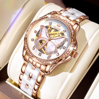 OLEVS Relógio Feminino Mecânico À Prova D'Água Design Original E Simples Combina Com Tudo 6622 em Oferta na Shopee