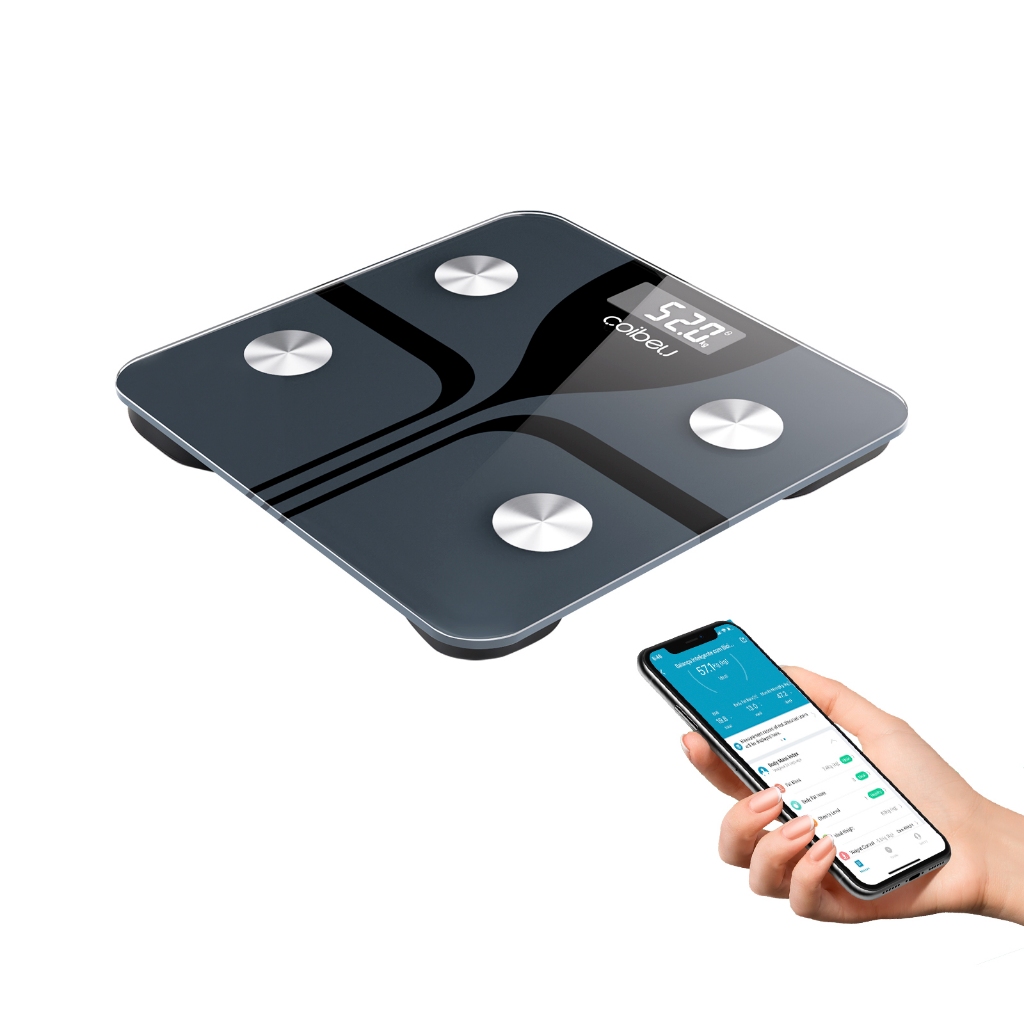 COIBEU Balança Bioimpedância Corporal APP Tuya Bluetooth Suporta até 180 kg-envio imediato
