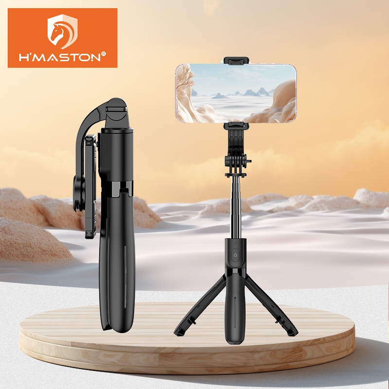 Electro Nest Bastão Pau de Selfie Retrátil Controle Bluetooth Celular Portátil Tripé ZP-16