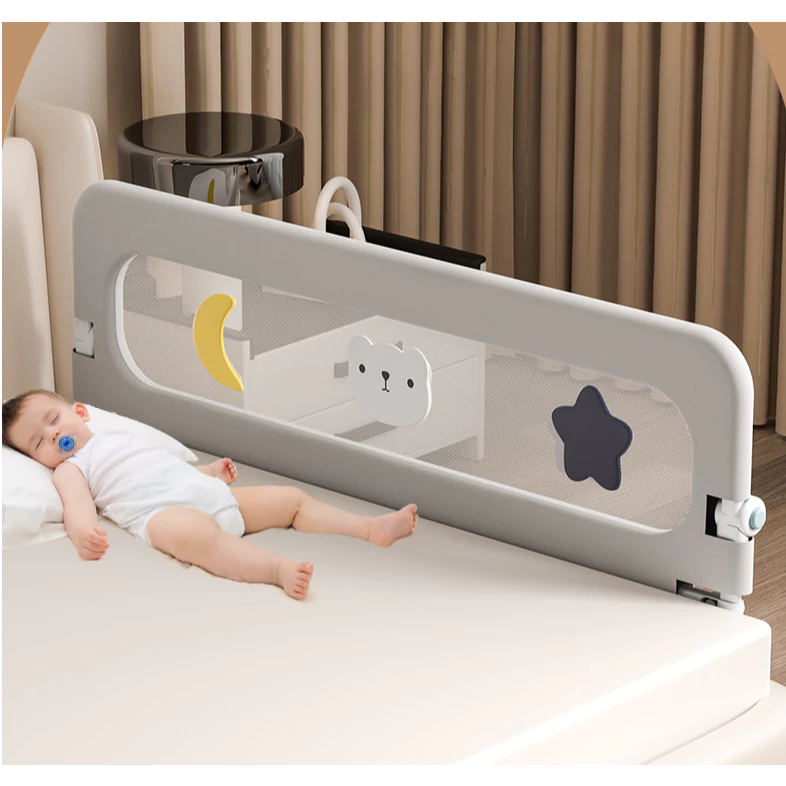 Grade Protetora para Berço Infantil - Barreira Anti-Queda Reforçada