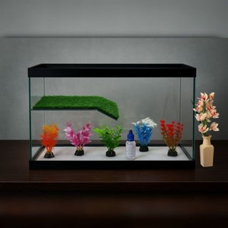 aquário para tartaruga 22 litros aquaterrario 45*20*25 em Oferta na Shopee