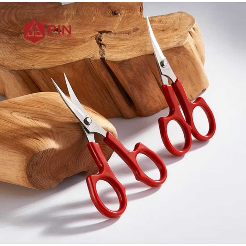 Tesoura Ponta Curva - Ref. PIN 1663 PONTA RETA PIN 1553 TESOURA BORDADO em Oferta na Shopee