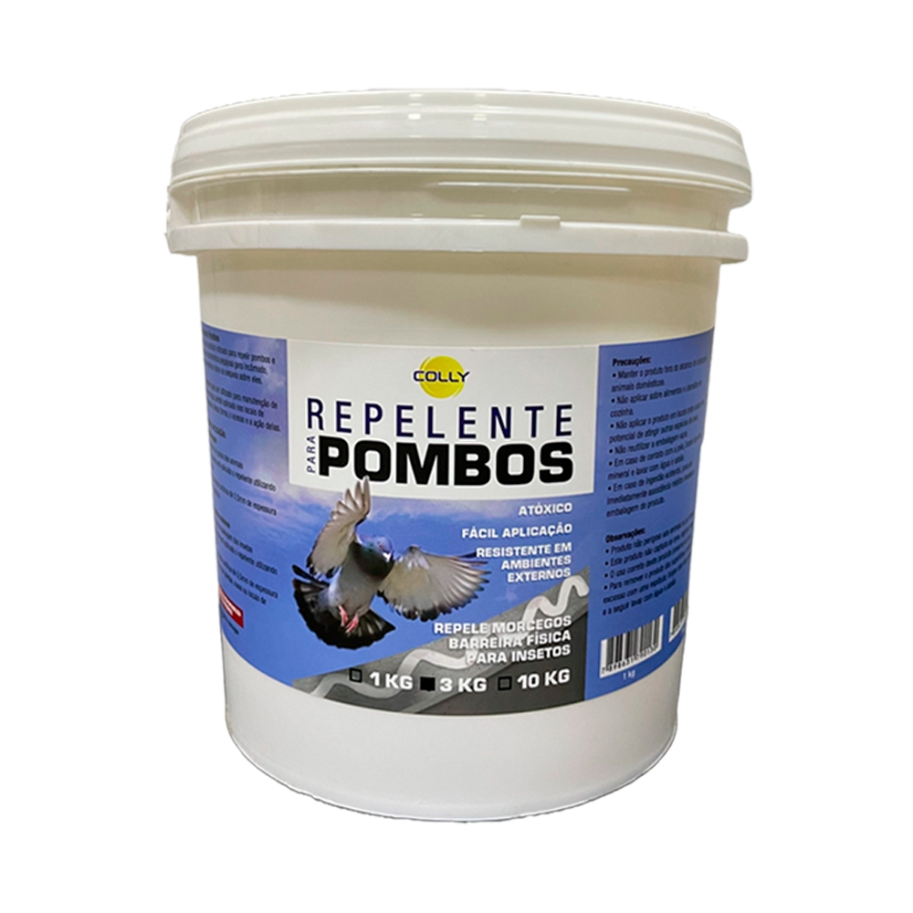 Espante Pombo Repelente Pombo 10kg - Gel Espanta Morcegos Pombos | Inibe Pouso