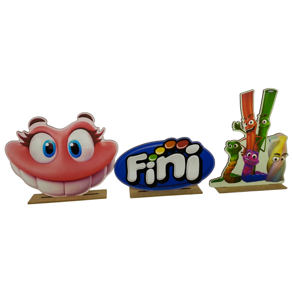 Kit Display de Mesa 6 Peças Para Festa Fini MDF — imagem 2 de 2