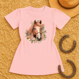 Vestido Infantil Estiloso Meninas Modinha Boiadeira Tendência Kids em Oferta na Shopee