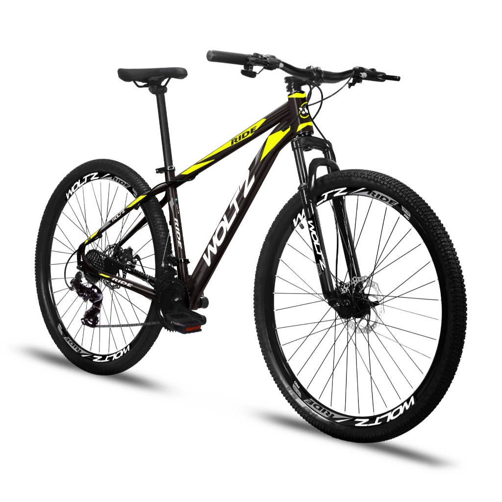 Bicicleta Aro 29 Woltz Ride 21 Marchas Freios A Disco Quadro de Alumínio
