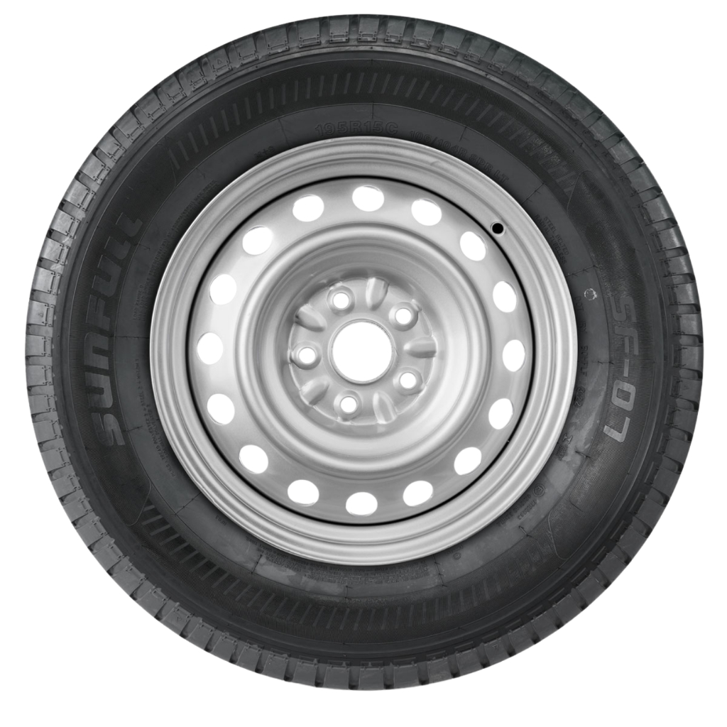 Kit 2x Pneu Carga 185R14C SF-07 8 Lonas TL 102/100R Sunfull · foto 2