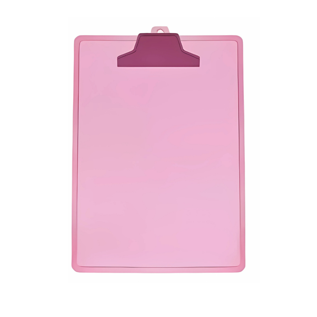Prancheta Acrimet Oficio A4 Plastica Transparente Prendedor Plastico Resistente 131 (Rosa) em Oferta na Shopee