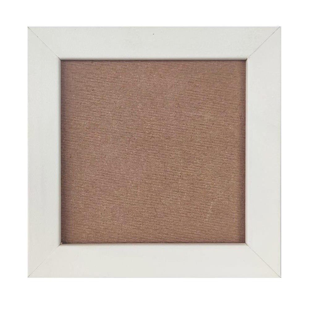 Moldura Quadro Porta Retrato Moldura Branco Tamanhos 7X7 7,5X7,5 10x10 15x15 20x20 com Vidro em Oferta na Shopee