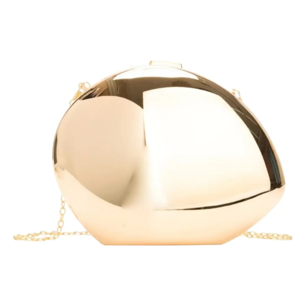 Bolsa Clutch Festa Metal Moderna Casamentos Madrinhas Luxo Gold em Oferta na Shopee
