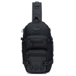 Shoulder Bag Cavalera Preta Masculina Transversal Resistente
