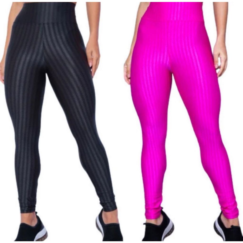 Calça Legging 3D Cirre Fitness Treino Academia yoga Esportes
