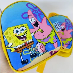 5 Mochilinhas Bob Esponja Lembrancinha Festa Infantil - Fazemos Vários Temas!