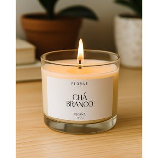 Vela aromática artesanal 100% vegetal em Oferta na Shopee