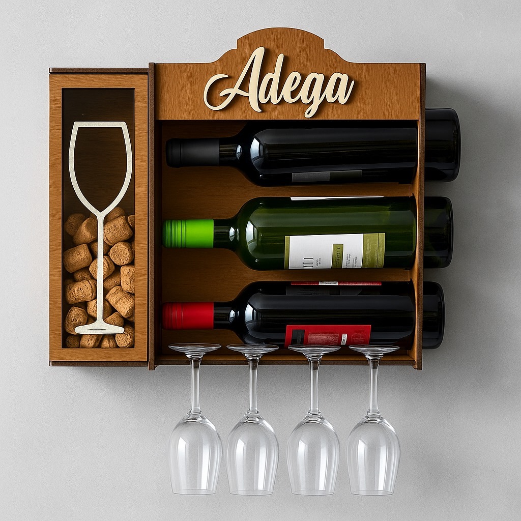 Suporte para Vinho Parede: Onde Comprar | BuscaProdutos
