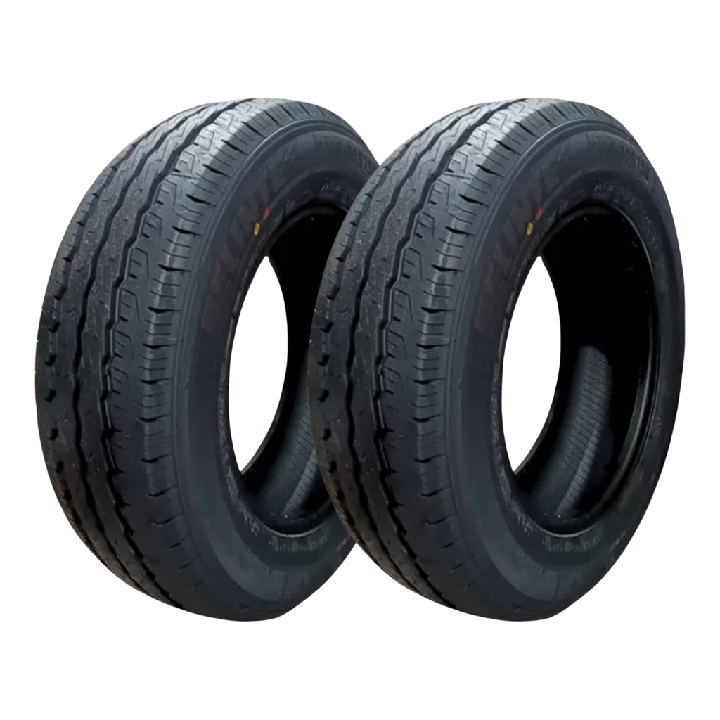 Kit 2x Pneu Carga 195/70R15C DV2+ 8 Lonas TL 104/102S Delinte