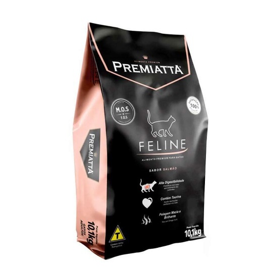 Ração Premiatta Feline P/ gatos castrados sabor salmão 10,1kg