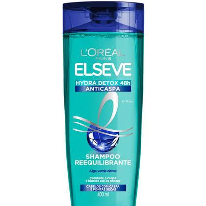 Shampoo Elseve  Hydra Detox Anticaspa 400ml  - Envio Rápido