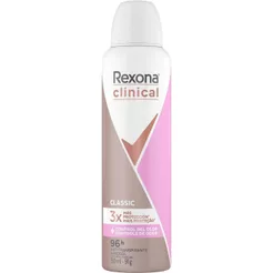 Desodorante Rexona Clinical Aerosol Antitranspirante Classic 91G Rosa