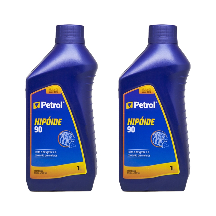 Kit 2 Óleo Transmissão Diferencial Petrol 90w Hipoide GL-4