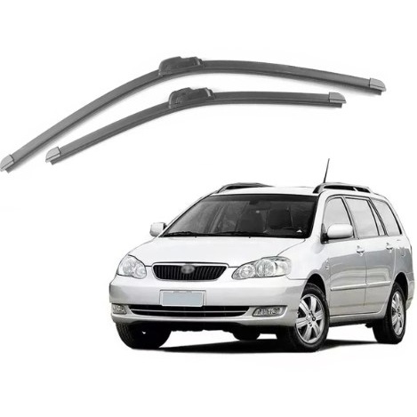 Palheta Limpador Parabrisa Toyota Corolla Fielder 2005 2006 2007 2008 Par Paleta 24 e 18