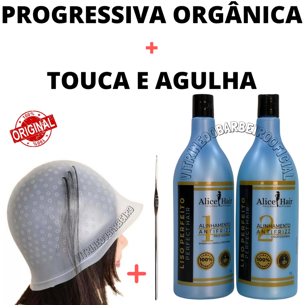Progressiva Perfect Hair + Touca De Silicone Para Luzes