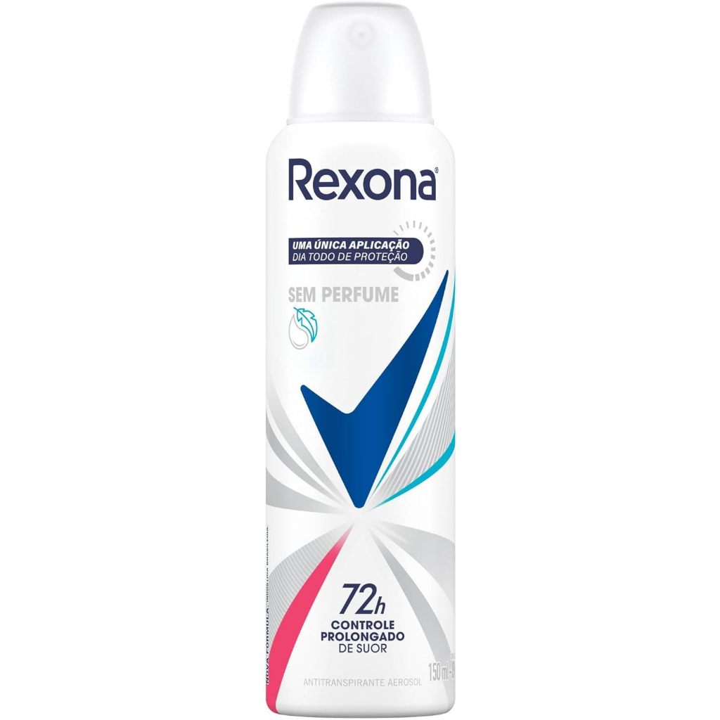 Desodorante Rexona Aero Antitranspirante Sem Perfume 90g em Oferta na Shopee