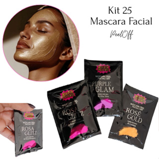 kit 25 Máscara Facial Sachê SkinCare Limpeza de pele brindes/lembrancinha em Oferta na Shopee