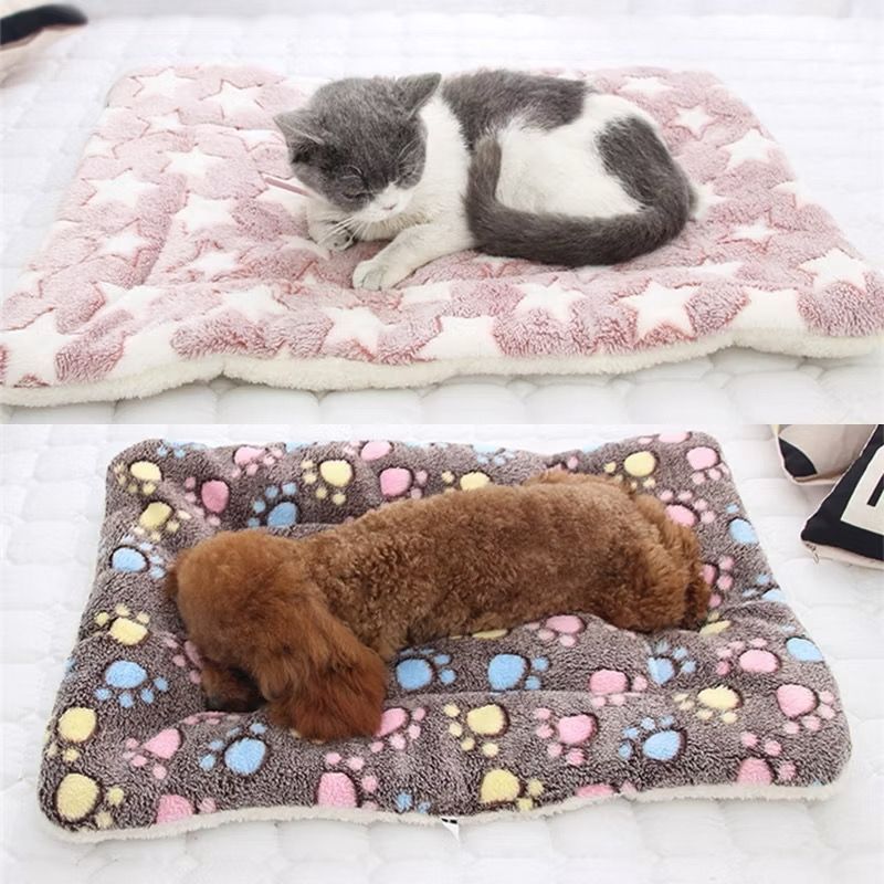 80cm Cama Colchonete Pet Almofada Para Cães e Gatos Confortável Macio De Manta Soft