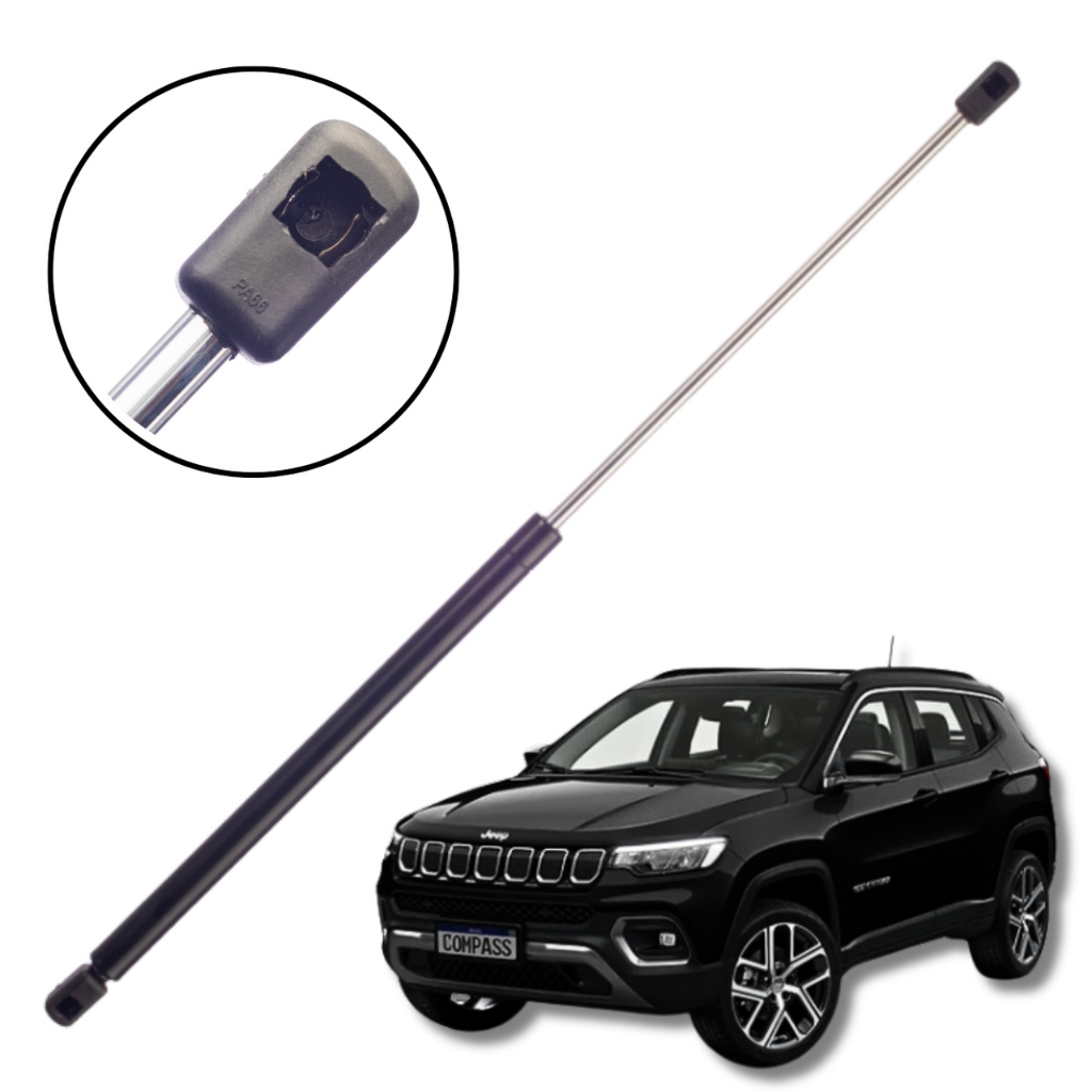 AMORTECEDOR DE PORTA MALA JEEP COMPASS 2017/ em Oferta na Shopee