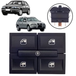 BOTÃO INTERRUPTOR VIDRO ELÉTRICO VW GOL PARATI G3 2000/2005