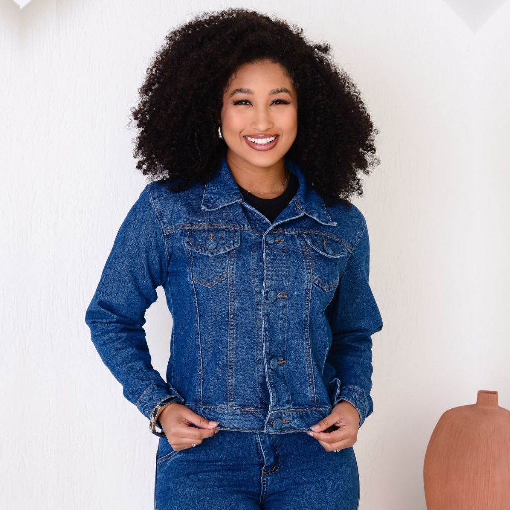 Jaqueta Jeans Premium 100% Destroyer Com Botões Forrado