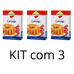 Kit com 3 Mistura para Bolo Laranja Zero Açúcar 150g- Lowçúcar
