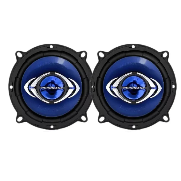 Par de Alto Falantes 5 Polegadas Hurricane Quadraxial CM5 Plus 65w Cada 130w Total