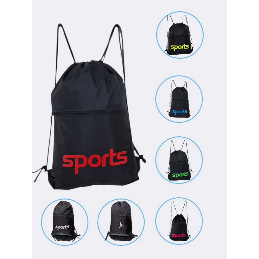 MOCHILA ESPORTIVA  BOLSA EN NYLON  GYM BAG SACOCHILA SPORT