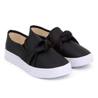 Tênis Feminino Casual Iate Slip On Stillus Calce Fácil Confortável Laço 1 Courino Santorini em Oferta na Shopee
