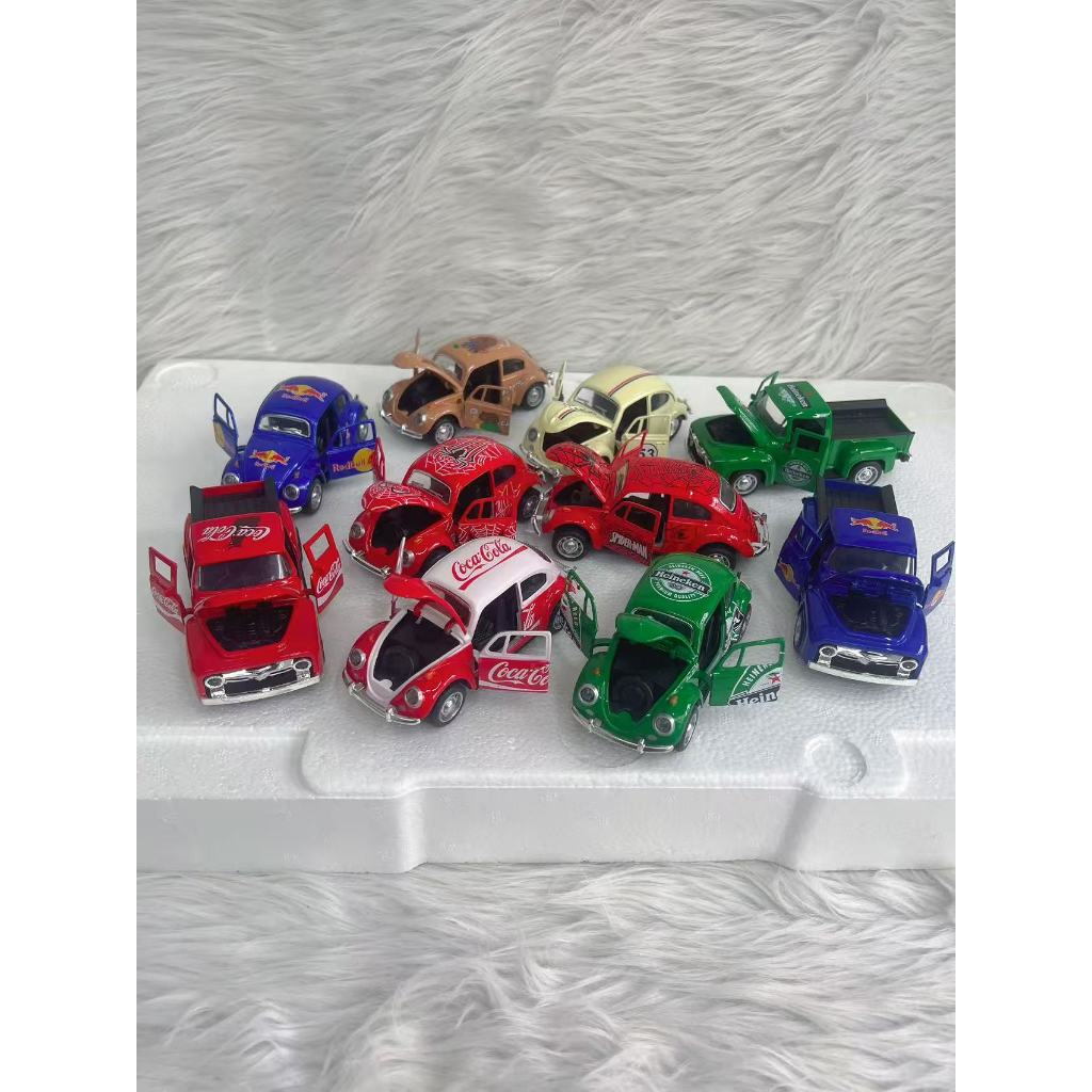 Carrinho Metal Coleções Miniatura Fusca/Caminhonete  Fricção Edição Especial
