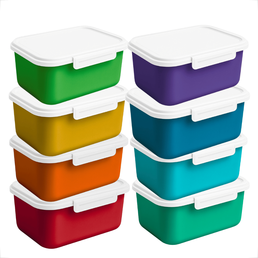 Pote Marmitas de Plástico Kit 5un 10un 20un Pote Hermetico Marmita Reutilizável em Oferta na Shopee