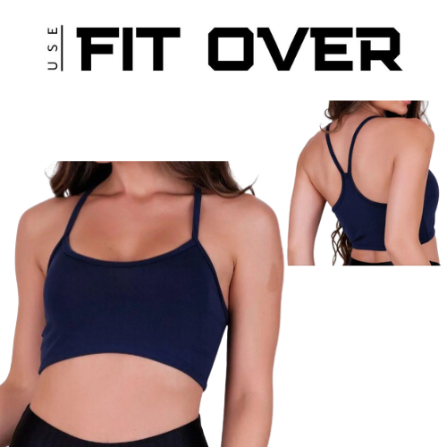 Top fitness - alcinha - nadador - suplex - academia - crossfit - fitover