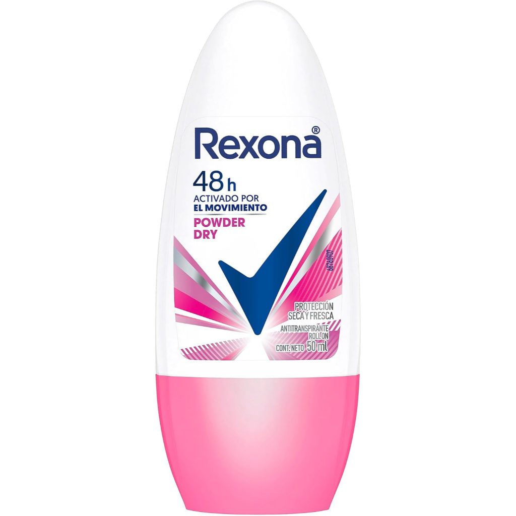 Desodorante Rexona Motionsense Rollon Powder Dry 50ml em Oferta na Shopee