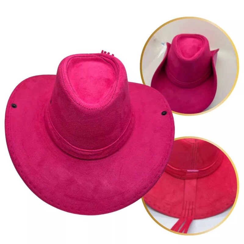 Chápeu Estilo Cowboy Cauboi Rodeio Confortável Moderna Country Americano Modelo