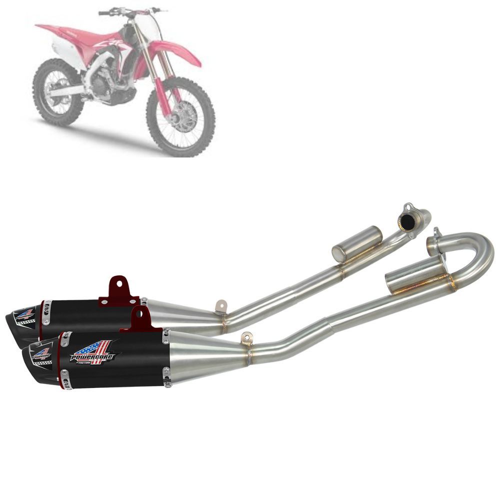 Escapamento Escape Pro Tork Ponteira Dupla Powercore 4 Esportivo Honda Crf 250r 2019 Até 2020 em Oferta na Shopee