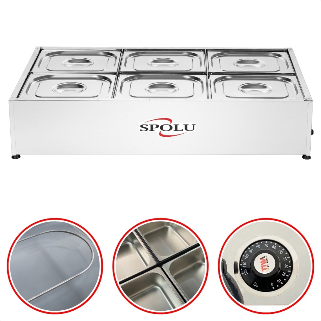 Buffet Banho Maria 6 Cubas: Onde Comprar | BuscaProdutos