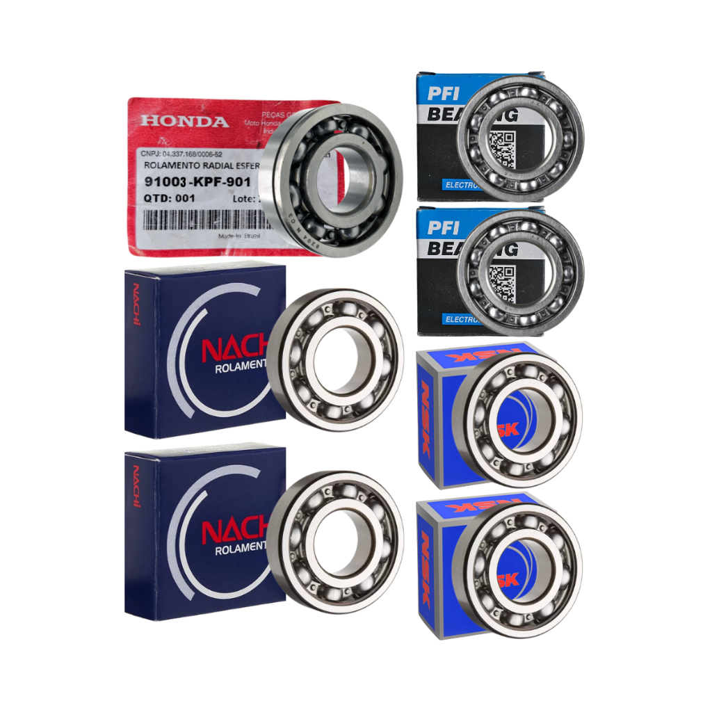 Kit Rolamentos Motor Cbx 250 Twister Xr 250 Cb 300 Xre 300 em Oferta na Shopee