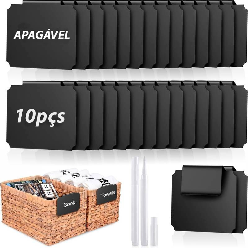 10x Mini Lousa Com Giz Caneta Quadro Negro Lembrancinhas Placa, Cartaz, Etiqueta OFERTA, Promoção - Supermercado
